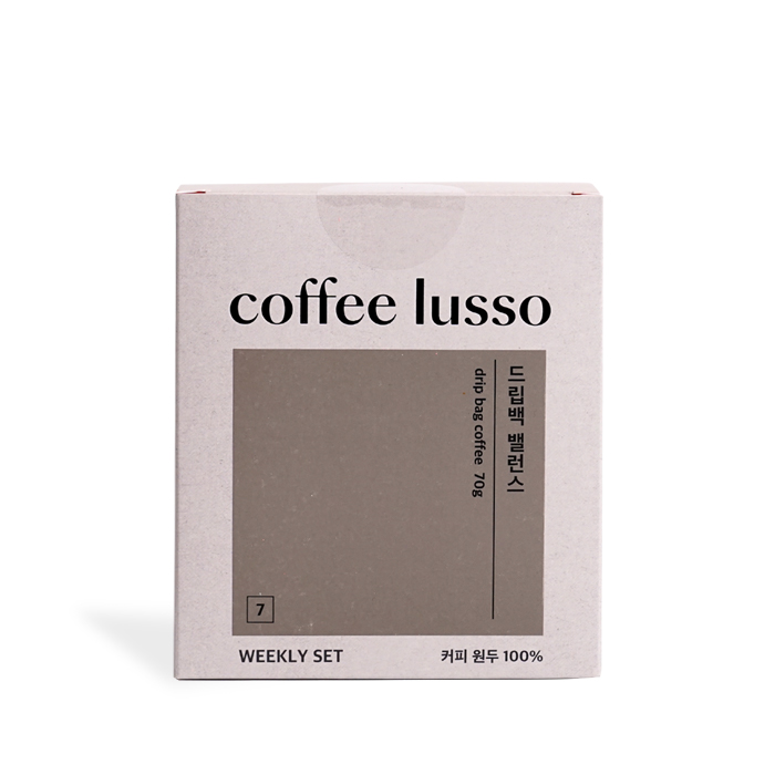 커피루소 밸런스 드립백 커피 7개입