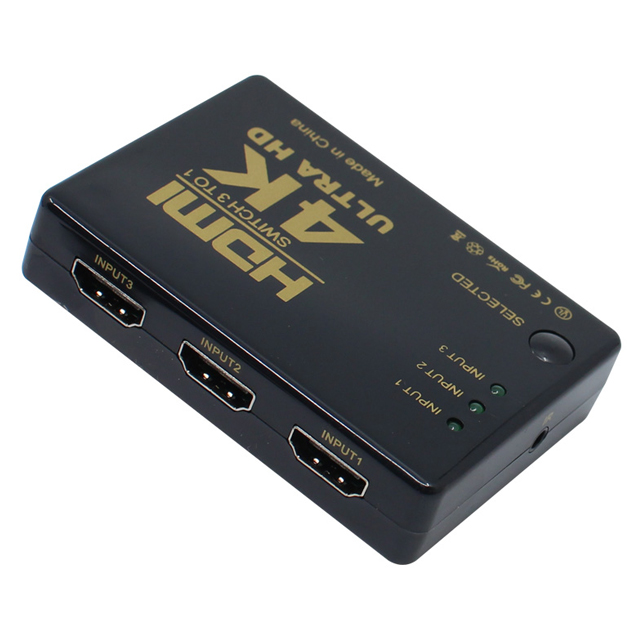 HDMI 셀렉터 분배기 스플리터 UHD 4K 듀얼 모니터 복제 전환 3:1 HDMI선택기 - 상품 이미지
