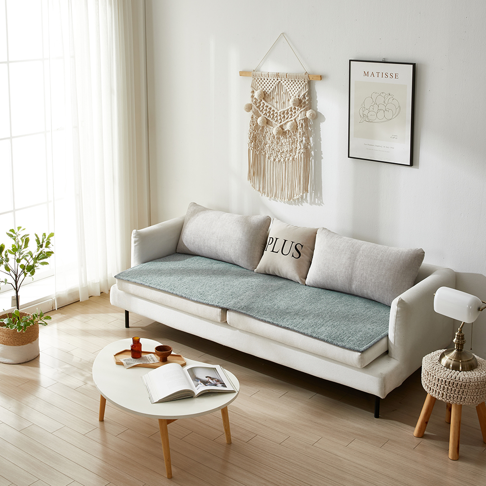 니두스 쇼파패드 극세사 쇼파 매트 방석 깔개 소파 천갈이 리폼 러그 토퍼