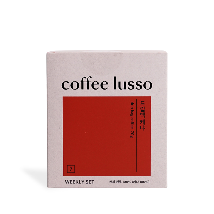 커피루소 케냐 드립백 커피 7개입