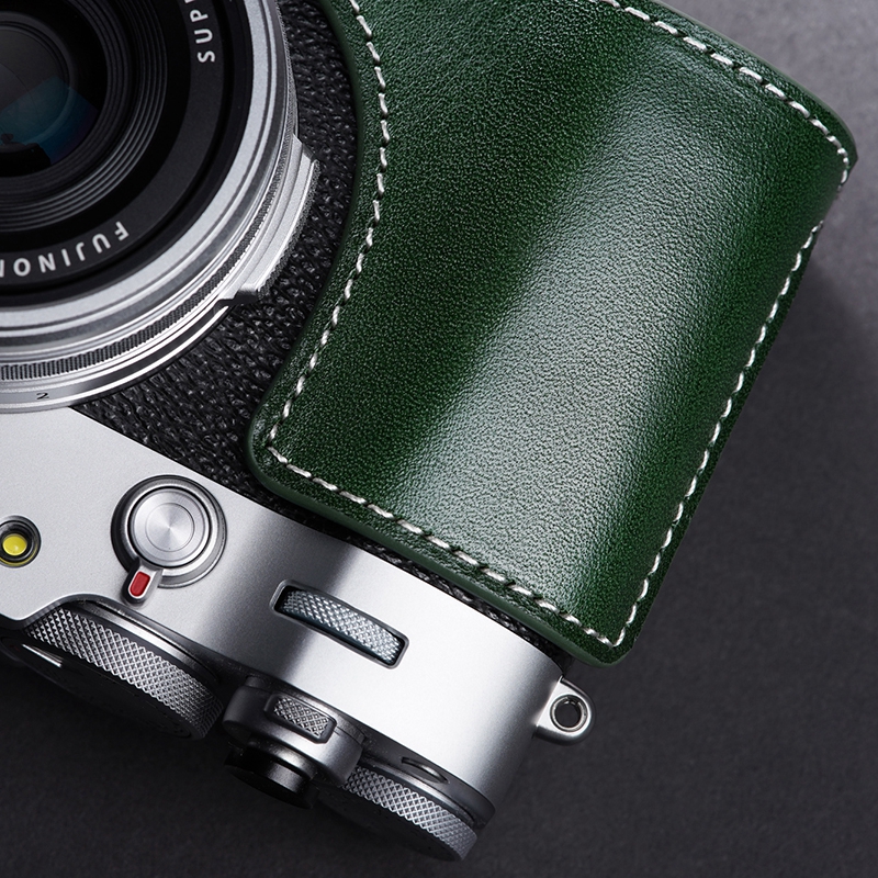 [항공배송] FUJIFILM 후지필름 X100V 카메라 가죽 케이스[손목스트랩 제공] - 상세 이미지 5