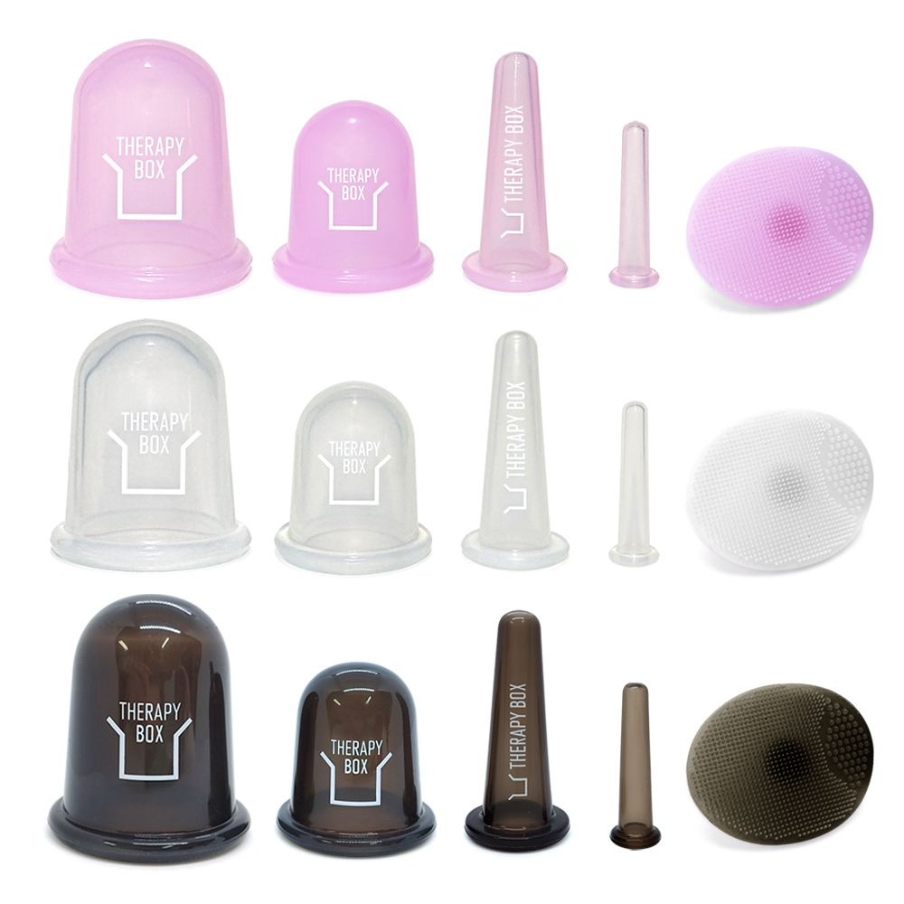 브이라인 리프팅 마사지컵5종 페이스 괄사 팔자주름 얼굴 턱살 리프팅 마사지기구