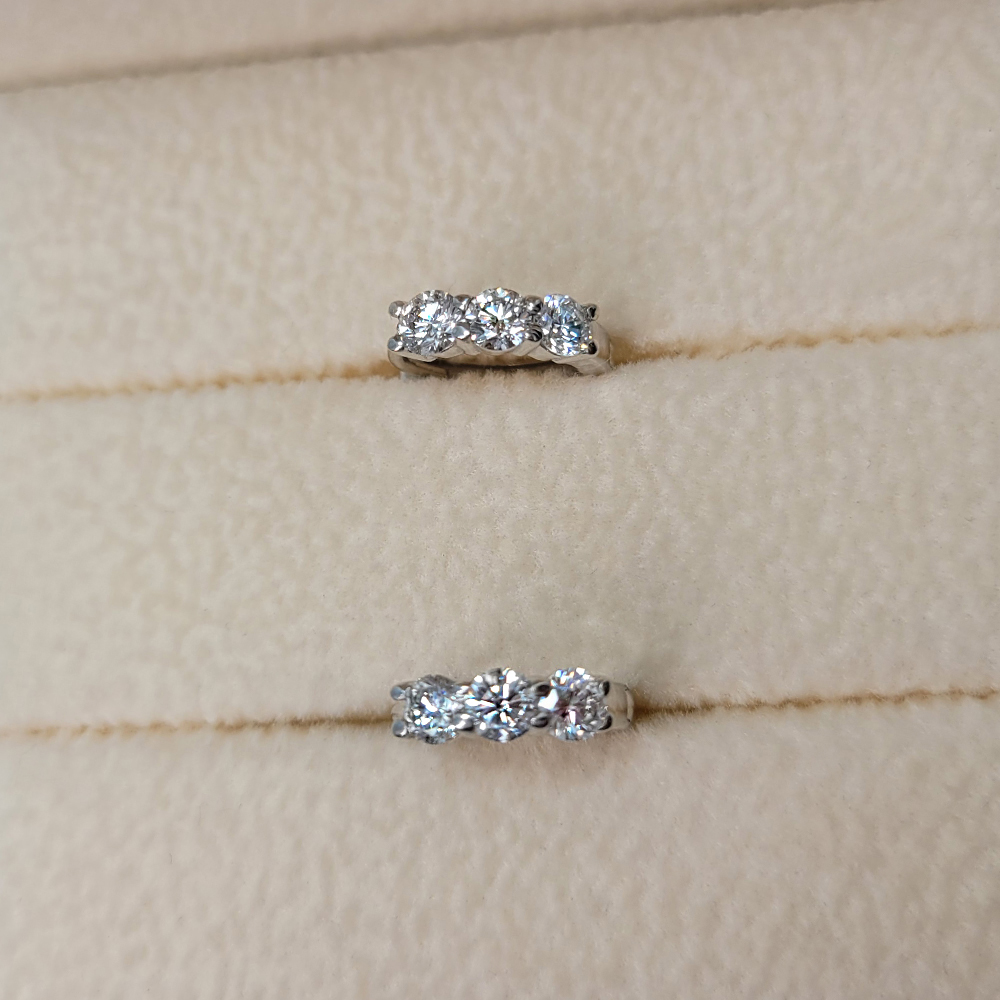 랩그로운 다이아몬드 4발세팅 원터치 2.5mm 다이아 링귀걸이 이미지 7