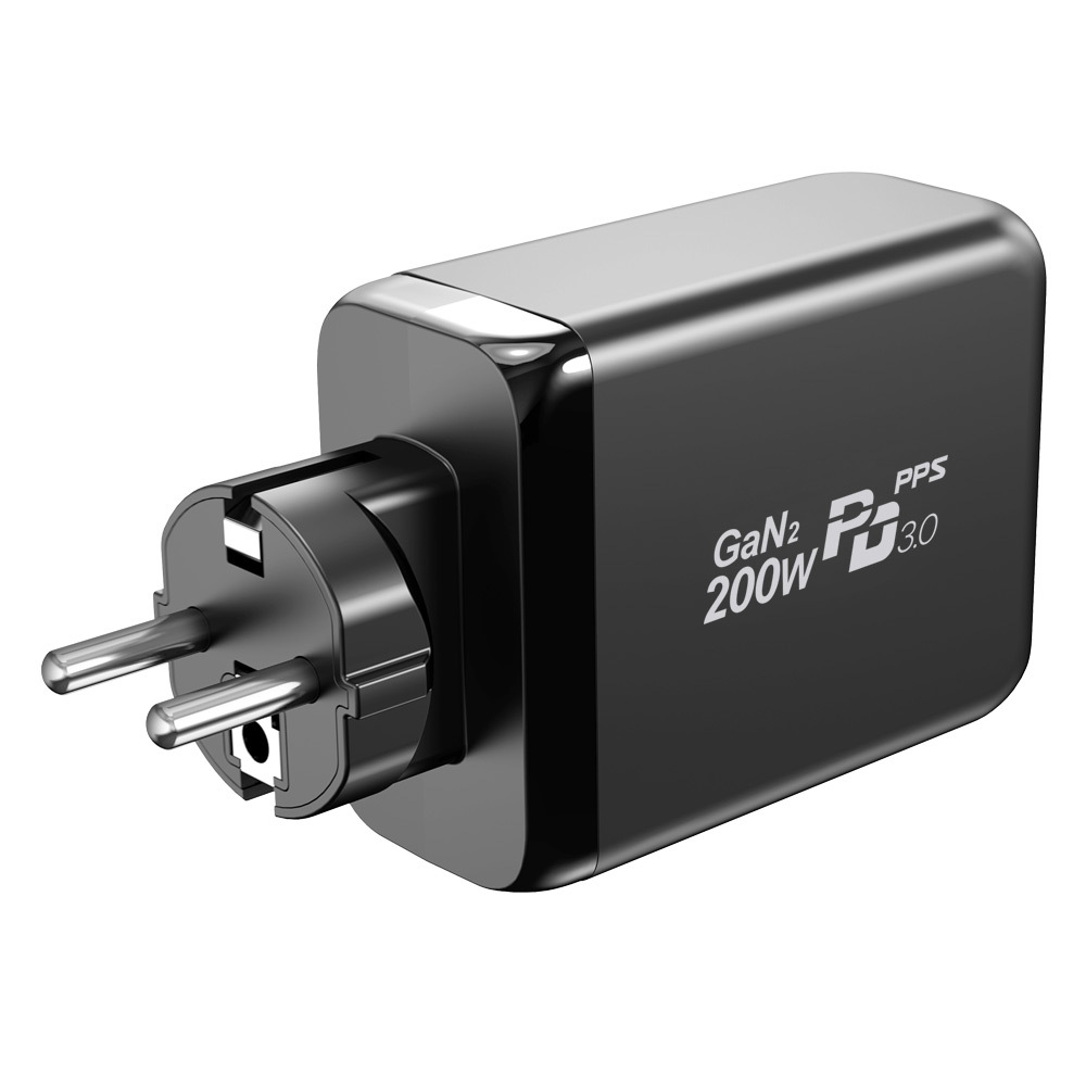 200w 접지형 고속 멀티충전기 맥북 C타입 200PD-GAN2 100WLED 케이블세트 - 상세 이미지 4