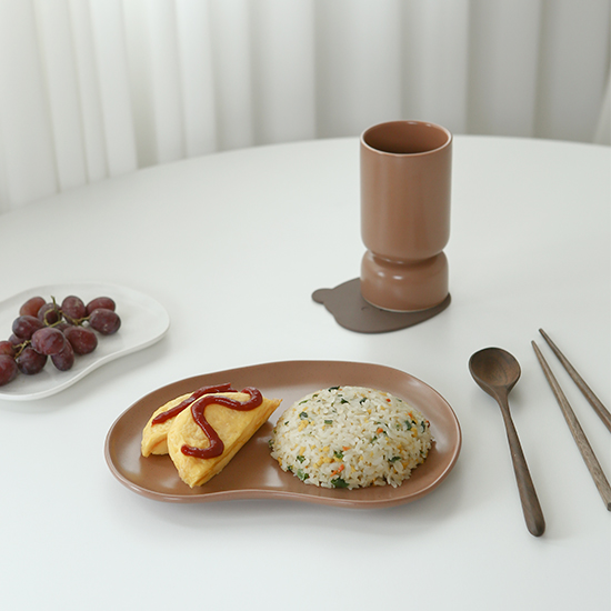 에라토 루브 디저트 플레이팅 카페 브런치 접시 L - 상세 이미지 3