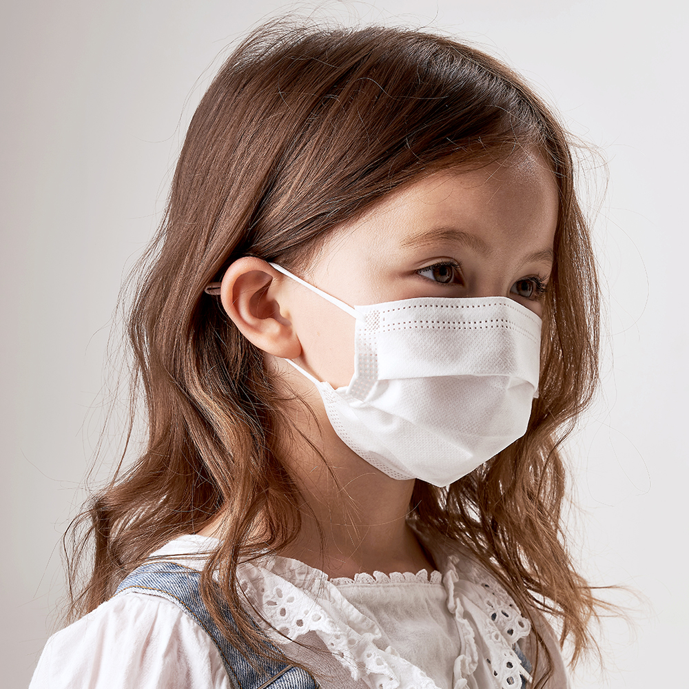 고르고 국산 유아 어린이 일회용 바른 덴탈 마스크 블랙 50매