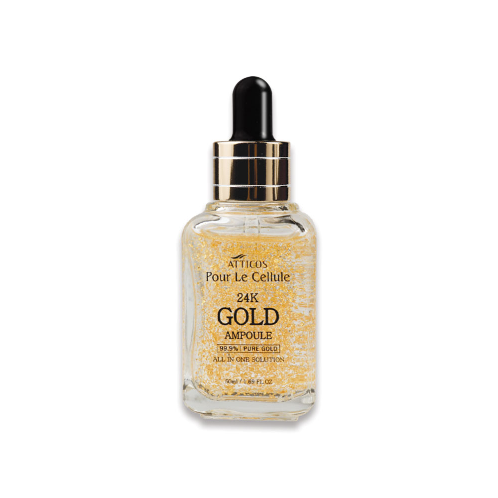 아띠코스 포르셀 24k 골드앰플 50ml 고농축 고영양 에센스 미백 주름개선 이미지 6