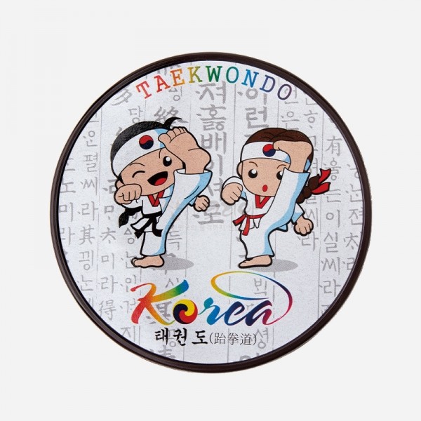 전통컵받침-태권도 한국적인선물 외국인친구선물 - 상세 이미지 2