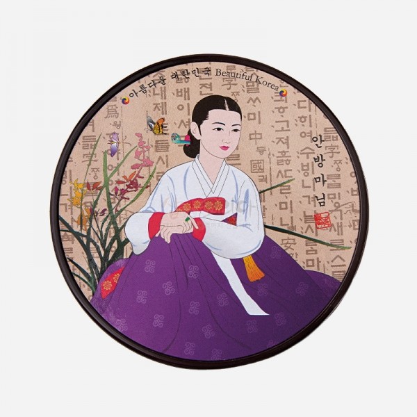 전통컵받침-여인한복 한국적인선물 외국인친구선물 - 상세 이미지 4