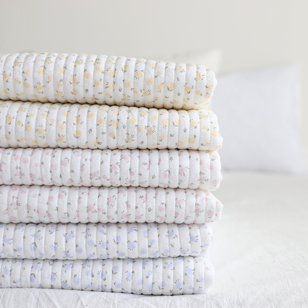 이불패드 송화침장 아사 순면패드 로라 줄누비 퀸 킹 침대패드