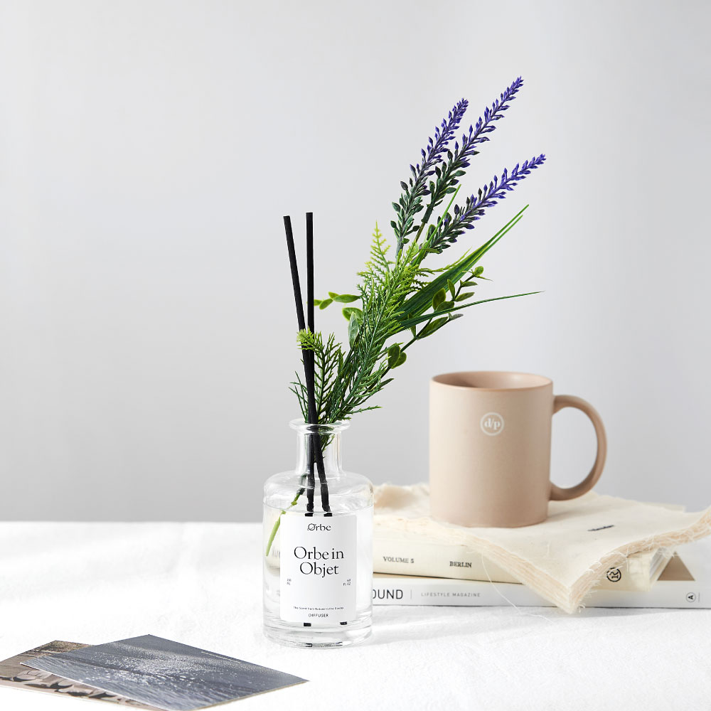 오르브 교보 향 집들이 선물 원룸 사무실 인테리어 실내 오브제 디퓨저 200ml 플로럴가든