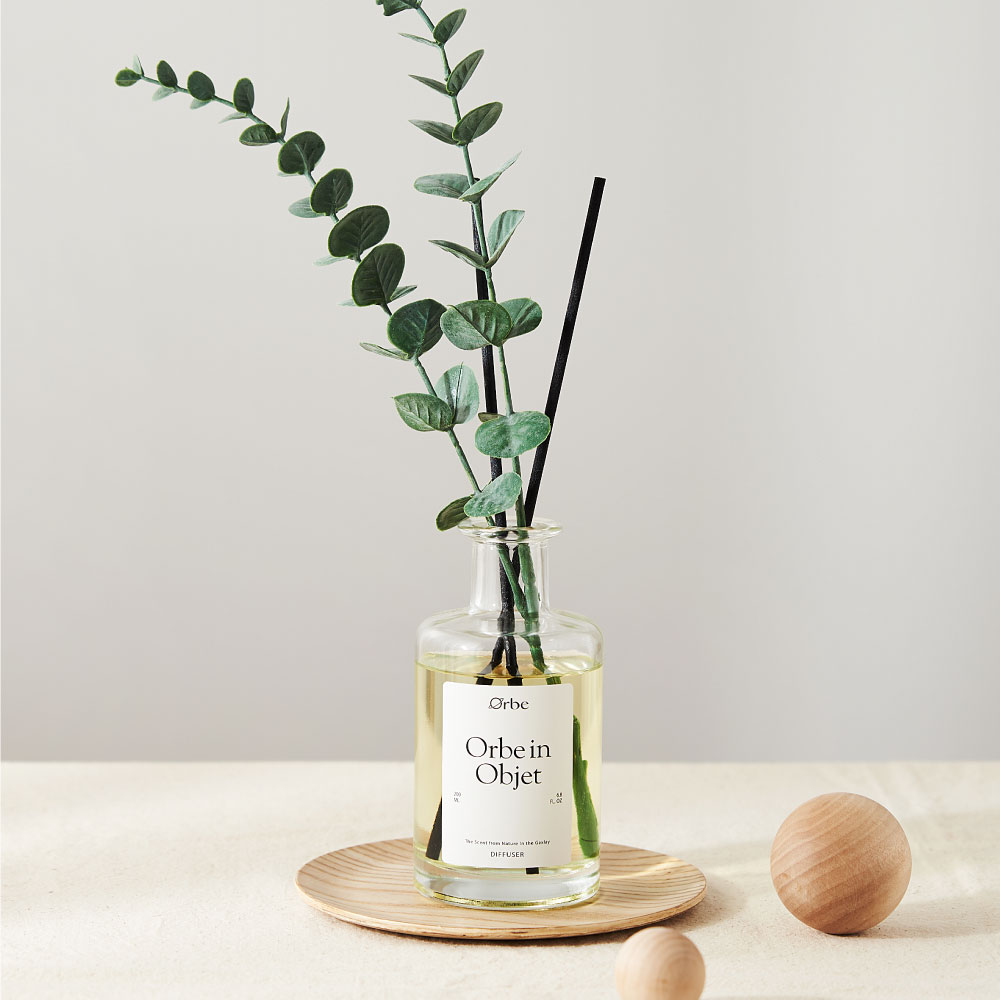오르브 교보 향 집들이 선물 원룸 사무실 인테리어 실내 오브제 디퓨저 200ml 플로럴가든