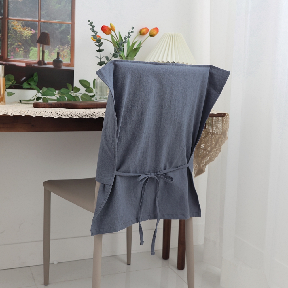 자체제작 식탁의자커버 린넨 패브릭 의자 등받이 덮개 워싱코튼