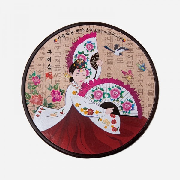 전통컵받침-여인한복 한국적인선물 외국인친구선물 - 상세 이미지 2