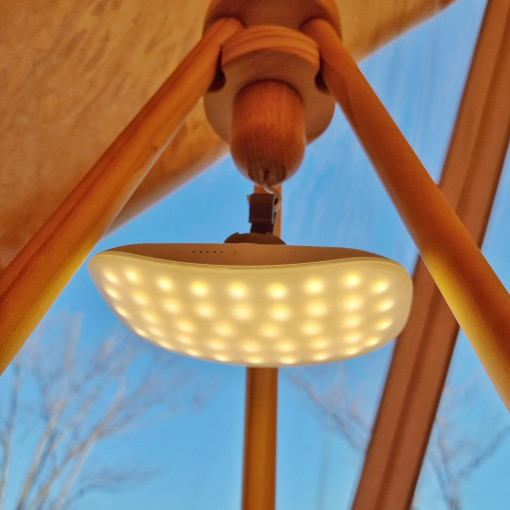 몬스터라이트 커브드 감성캠핑랜턴 LED 무선리모컨 백패킹 텐트 터치 조명