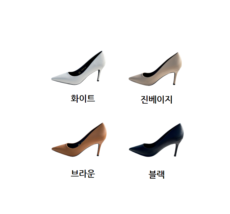 [특가/빠른출고] 스틸레토힐 뾰족구두 하이힐 8cm 화이트 블랙 브라운 베이지 출근룩 하객룩 정장구두 데일리룩 데이트룩 졸업식룩 졸업식 결혼식 웨딩 상세 이미지 3