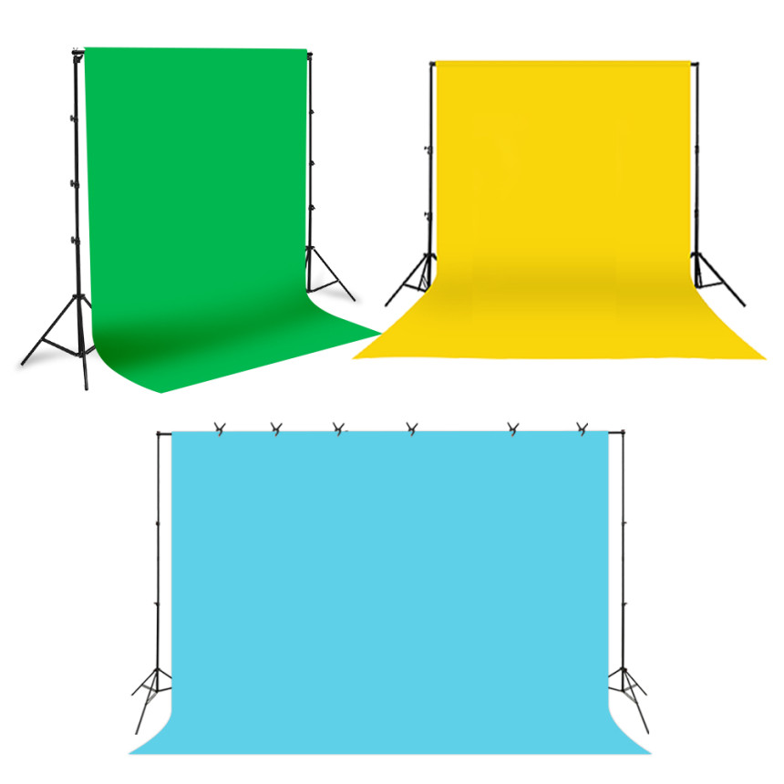 촬영 배경지 거치대 배경 천 스탠드 크로마키 스크린 사진 뒷배경 2.1x2m L 사진 2