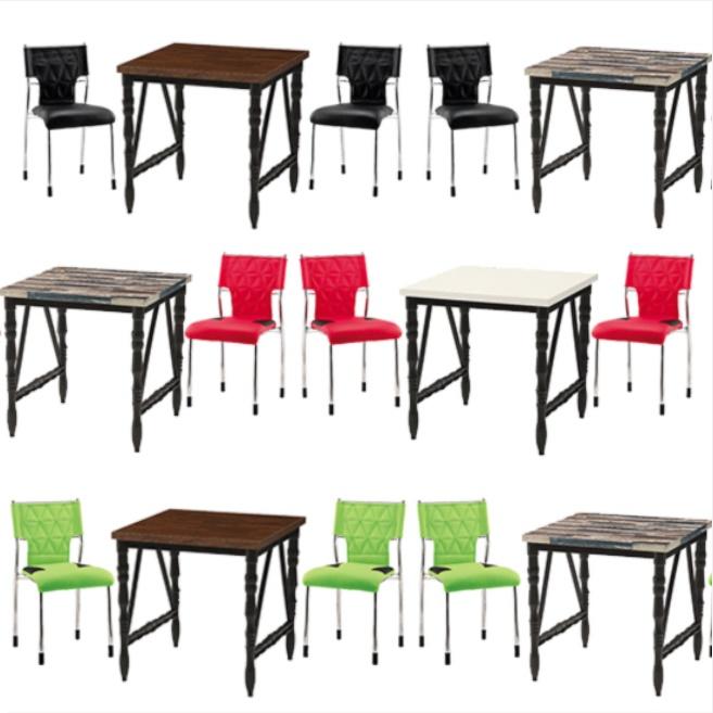 2인용 식탁 낮은 식탁 세트 코너 클래식 유럽풍 엔틱 식탁