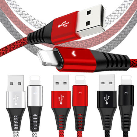 고속 충전 USB 아이폰 케이블 30cm