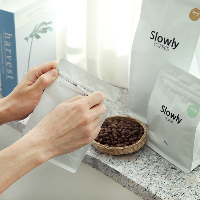 커피원두 200g 당일 로스팅 커피콩 고소한 홀빈 브라질 디카페인 - 상세 이미지 4