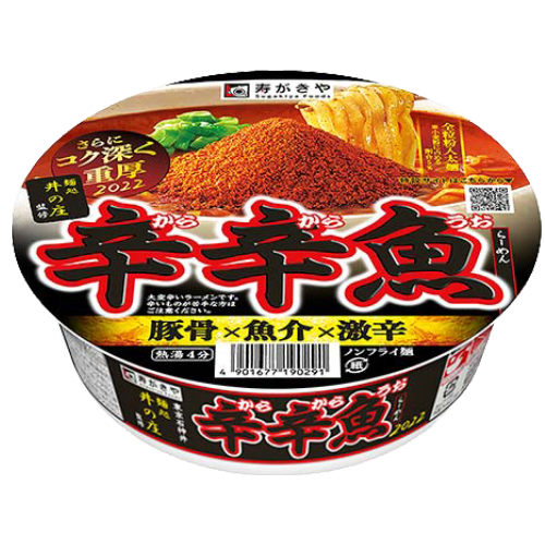 스가키야 도쿄 이노쇼 카라카라우오 매운 라멘 / 최화정 컵라면 - 메인 이미지