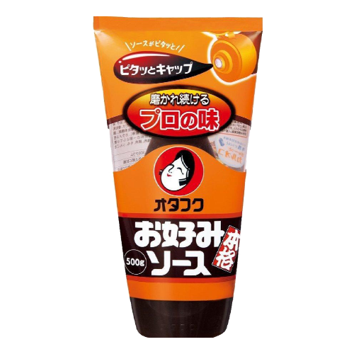 오타후쿠 오꼬노미 오코노미야끼 타코야끼 소스 500g - 메인 이미지