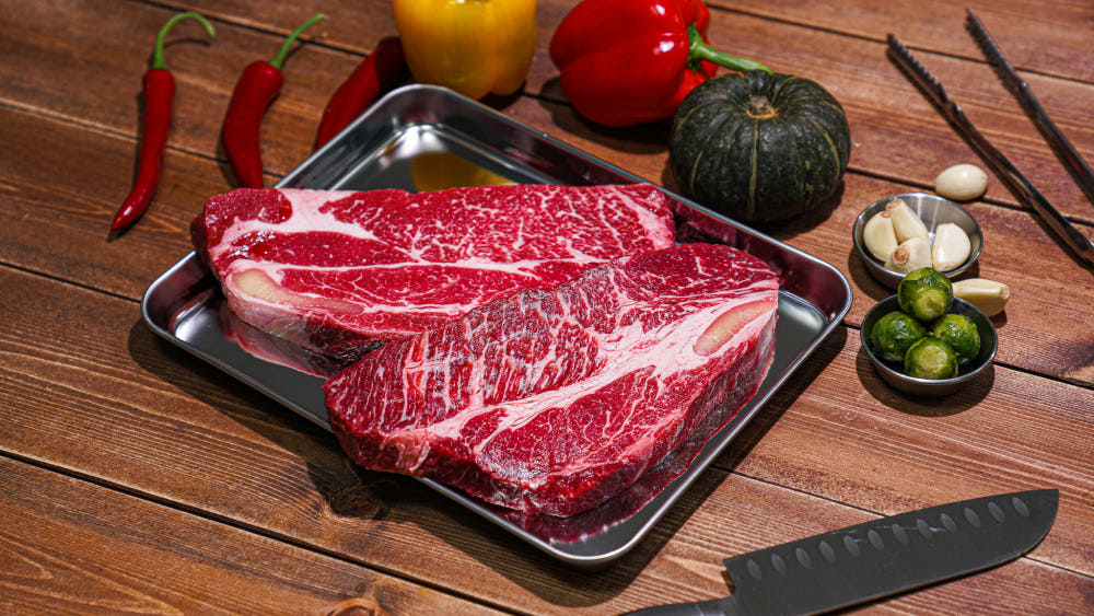 스테이크 단면 이미지