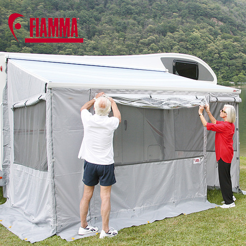 피아마 프라이버시룸 Lite 400(L)  캠핑카 카라반 모터홈 RV 차박용 어닝패널 바람막 차단막