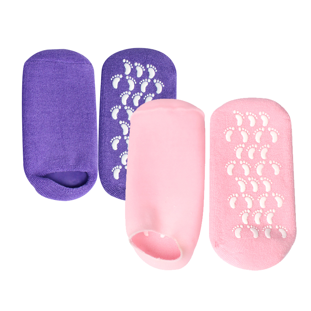 풋인솔 속촉촉 보습양말 발 각질 관리 제거 뒤꿈치 앞꿈치 2세트 남녀공용