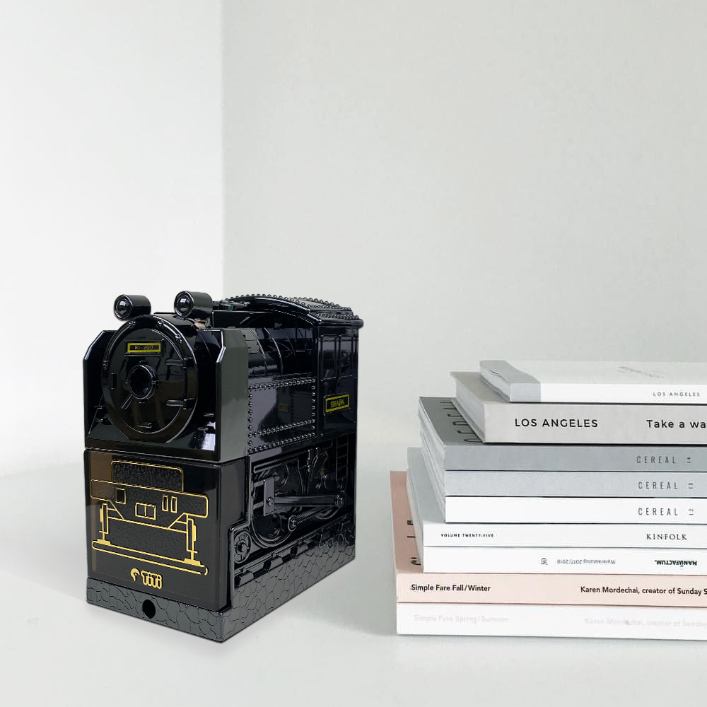 하이샤파 블랙 에디션 연필깎이 KI-200B+투코비 코마 교정연필 TC-P02 B 12개입