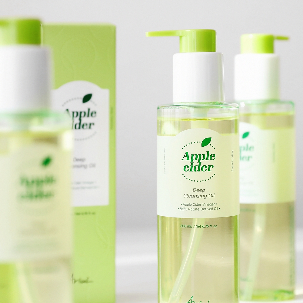 아리얼 애플사이다 클렌징 폼 150ml  + 오일 200ml 세트 - 상세 이미지 4