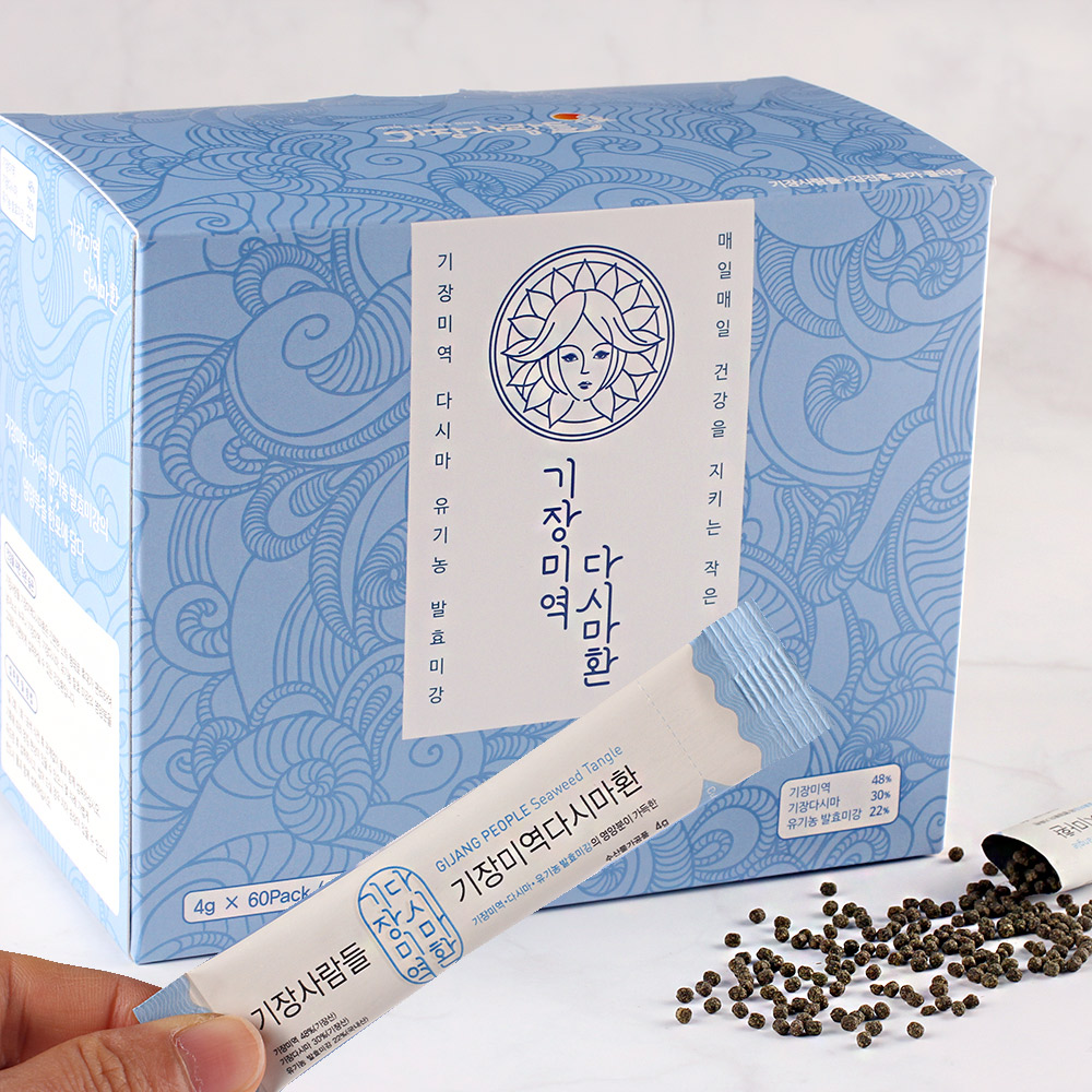 미역 다시마 환 60봉 1박스 한달분 간편한 스틱형