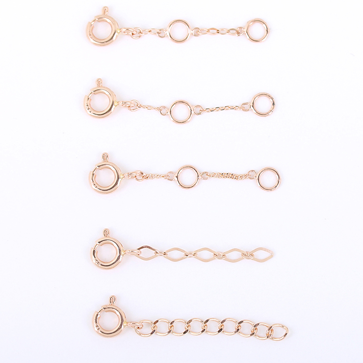 14K 18K 목걸이 연장 체인 팔찌 발찌 연장줄 보조체인 - 상품 이미지