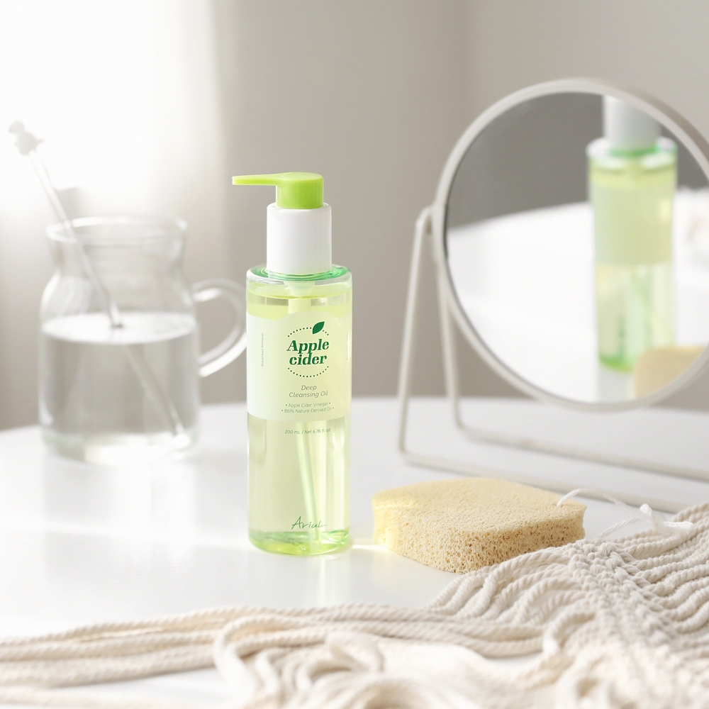 아리얼 애플사이다 클렌징 폼 150ml  + 오일 200ml 세트 - 상세 이미지 5