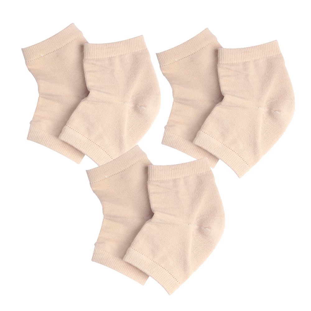 풋인솔 뒤꿈치 보습 양말 각질 제거 발 바닥 보호 3세트 남녀공용