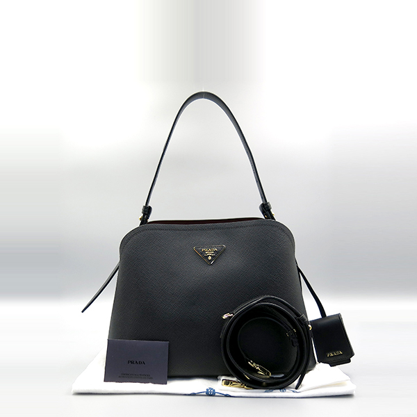 Prada(프라다) 1BA251 블랙컬러 SAFFIANO(사피아노) 마티네 미디움 숄더백 : 고이비토1