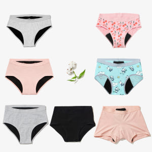 [6+1] 싸이클린 위생팬티 6PACK 첫생리선물 생리샘방지 여성면팬티 ... 착용 후기 | 사이즈/핏 총정리 - 상품 이미지 2