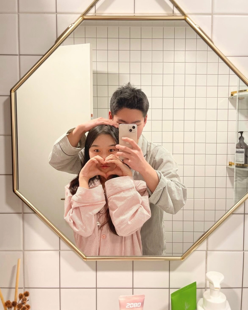❤️오늘출발❤️ 국산 커플 잠옷 여성 홈웨어 선물 파자마파티 상세 이미지 6