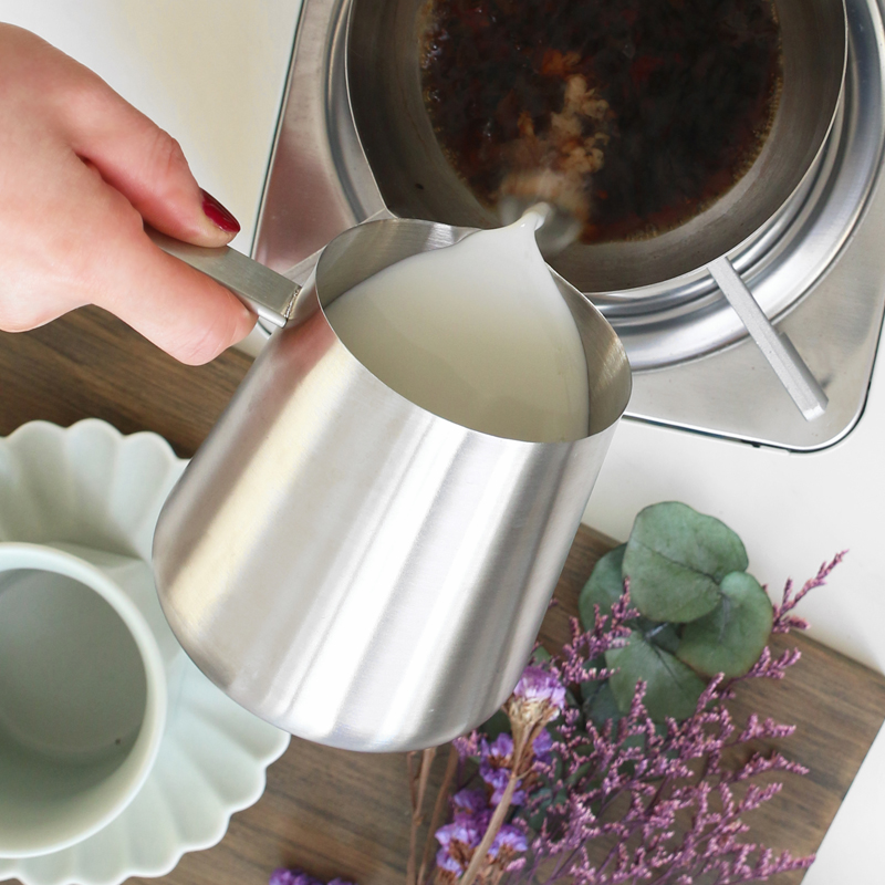 스텐 벨크리머 스팀피쳐 밀크저그 계량 눈금 600ml - 메인 이미지