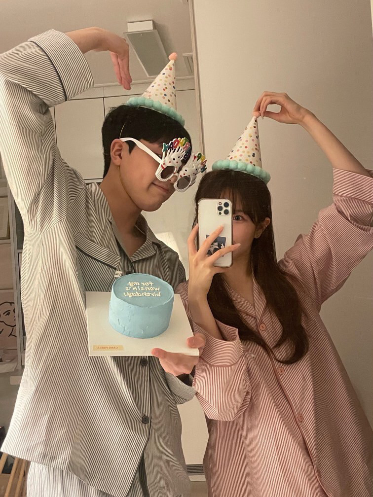❤️오늘출발❤️ 국산 커플 잠옷 여성 홈웨어 선물 파자마파티 상세 이미지 1