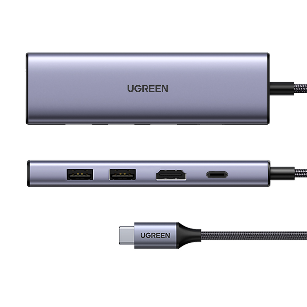 유그린 6in1 C타입 HDMI 4K 60Hz 지원 멀티허브, CM511 - 상세 이미지 3