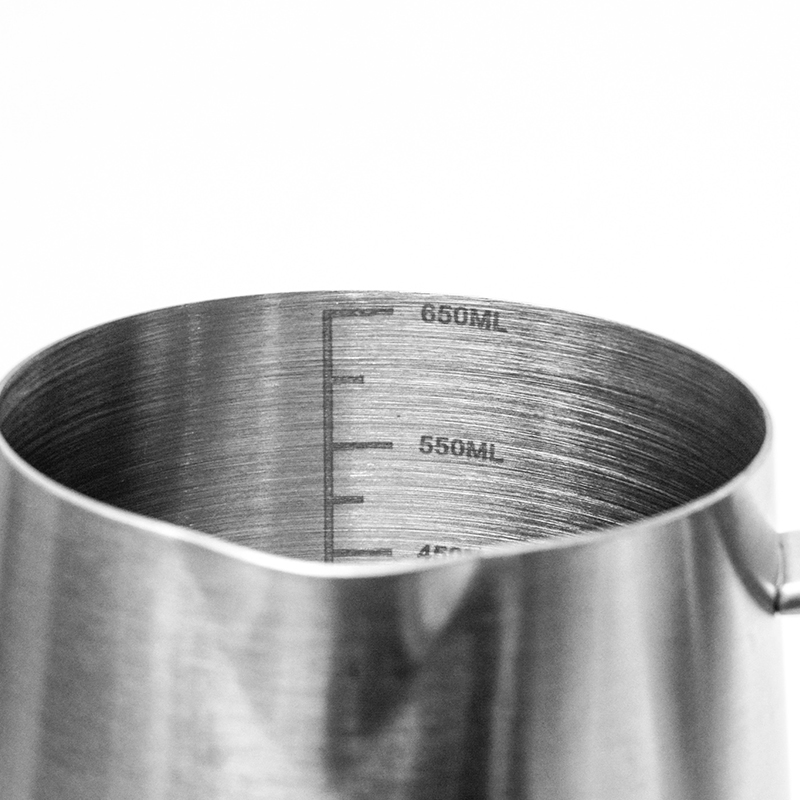 스텐 벨크리머 스팀피쳐 밀크저그 계량 눈금 600ml - 상세 이미지 5