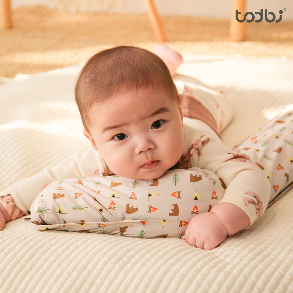 [토드비] 멀킷 극세사 멀티블랭킷 아기 바디필로우 베이지