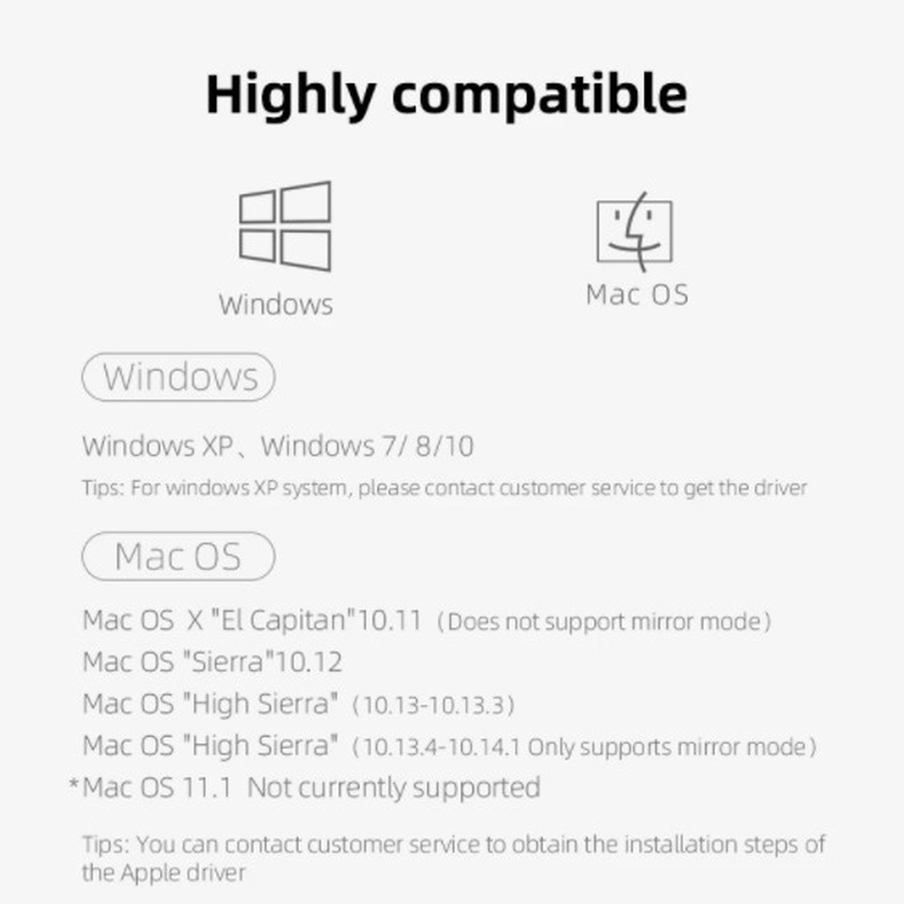 USB 3.0 4in1 HDMI 노트북 맥북 듀얼모니터 확장 복제 어댑터 이미지 6