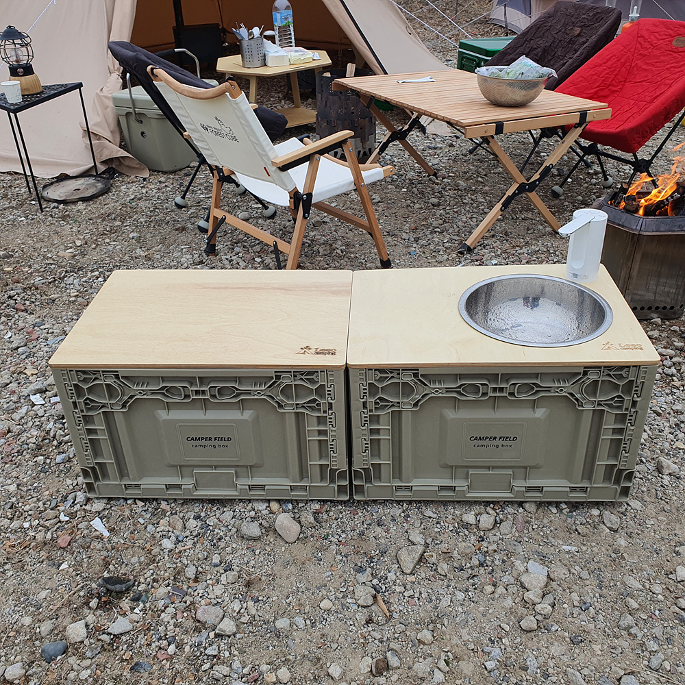 컨테이너 캠핑 폴딩 박스 상판 525x375 용