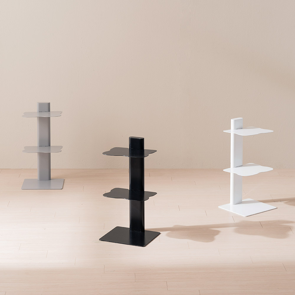 어반 북타워 스탠딩 선반 높이 500mm, 3단, 심플리 화이트