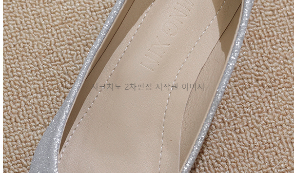 (이벤트235,240) 데이젠 3cm 글리터 통굽 결혼식 웨딩 진주 구두 4color 상세 이미지 23