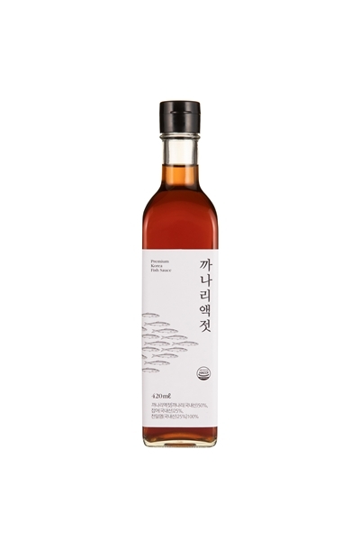 맛의명태자 국내산 천일염 까나리액젓 420ml (김장 속재료 양념 저염 원물가득 ) - 상품 이미지