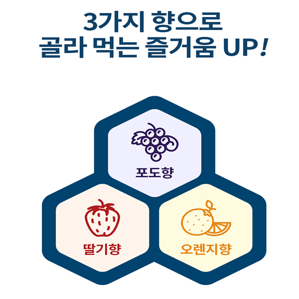 멀티비타민 철분 츄어블 90정 맛있는 과일맛 3개월분 이미지 4