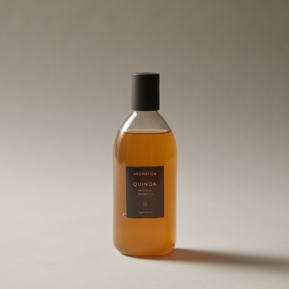 아로마티카 퀴노아 프로틴 샴푸 400ML 비건 단백질 모발 리페어 두피 탈모 기능성
